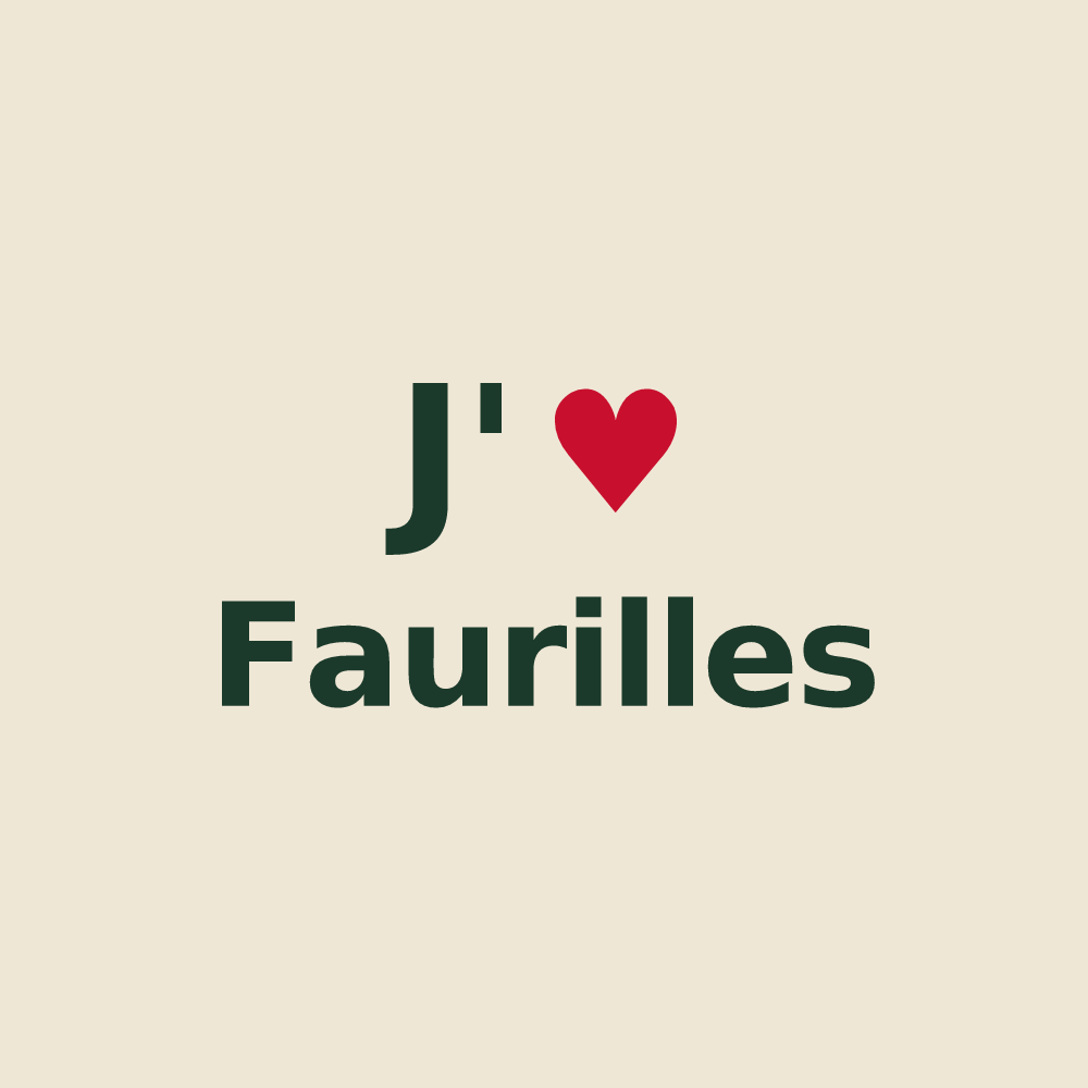 Tote bag personnalisé Faurilles — design J'aime Faurilles