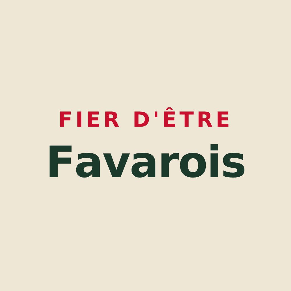 Tote bag « Fier d'être Favarois » — design pour Favars