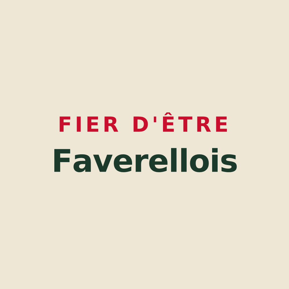 Tote bag « Fier d'être Faverellois » — design pour Faverelles