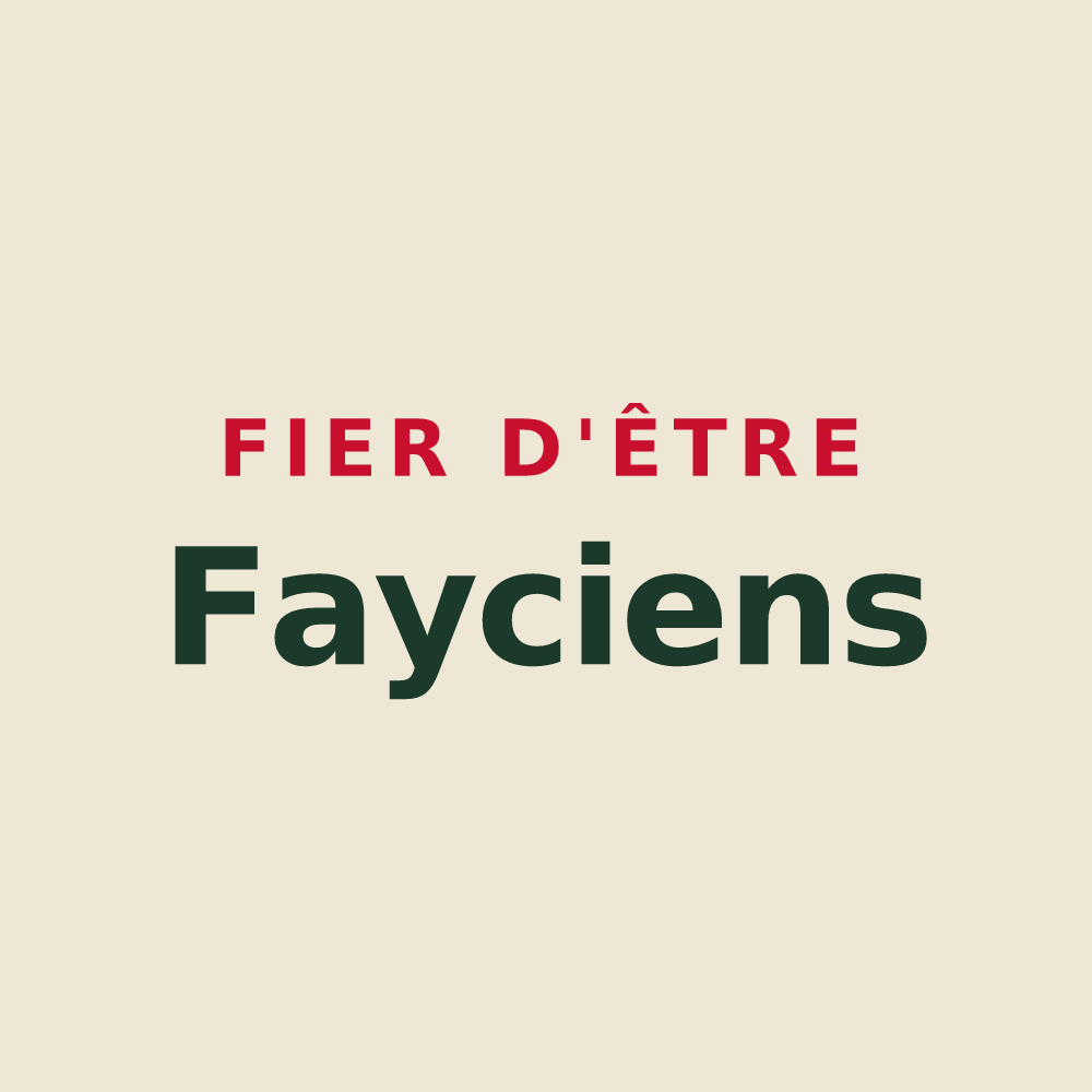 Tote bag « Fier d'être Fayciens » — design pour Fay-aux-Loges