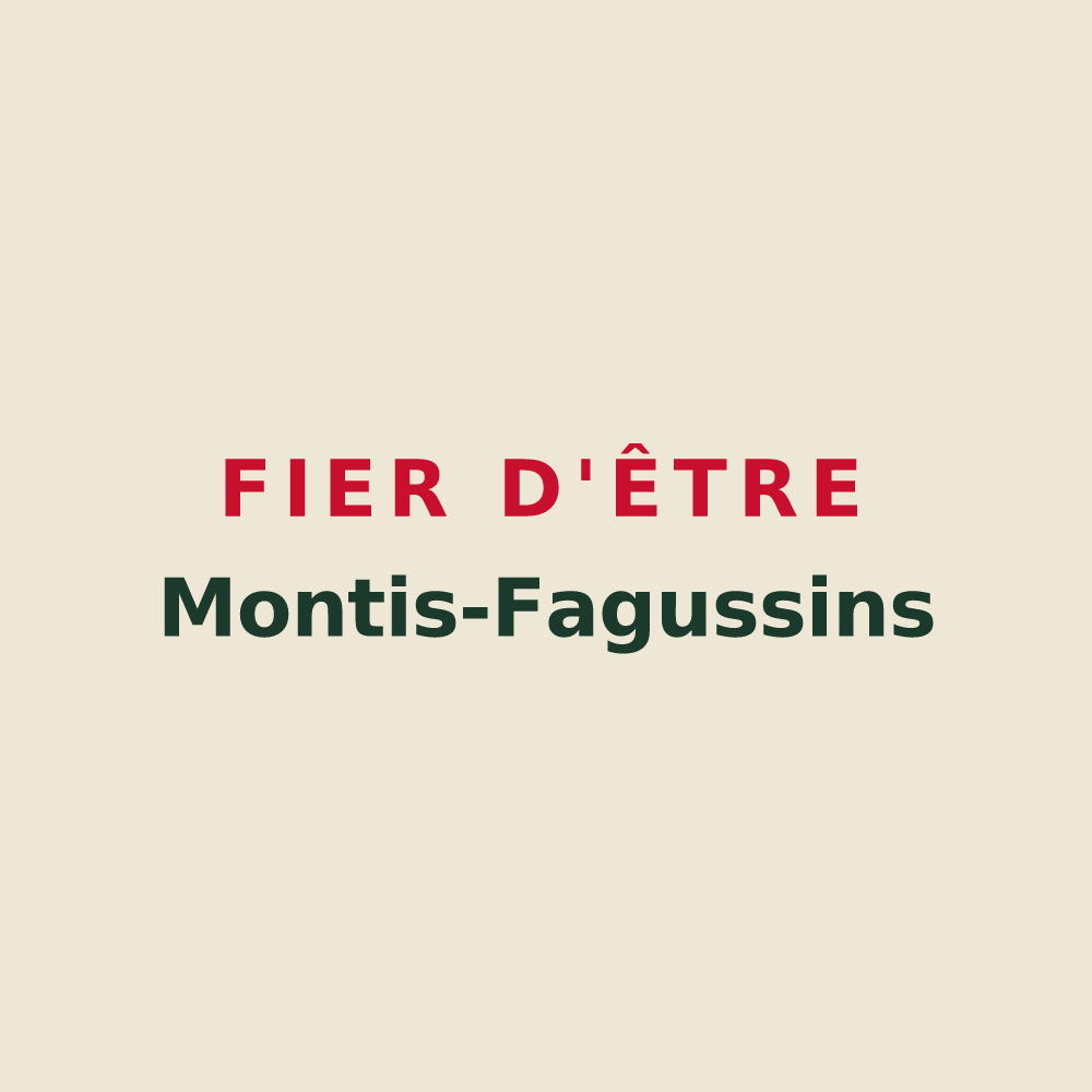 Tote bag « Fier d'être Montis-Fagussins » — design pour Fay-en-Montagne