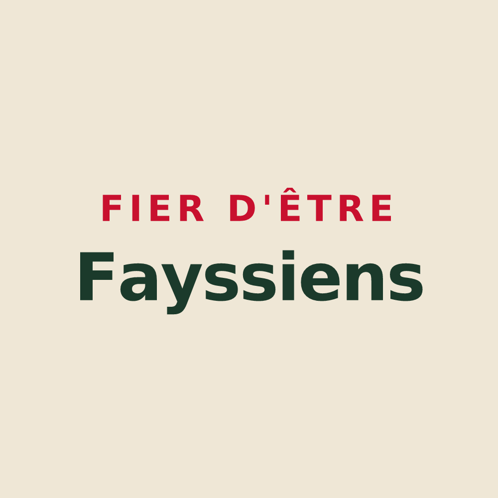 Tote bag « Fier d'être Fayssiens » — design pour Faÿ-lès-Nemours