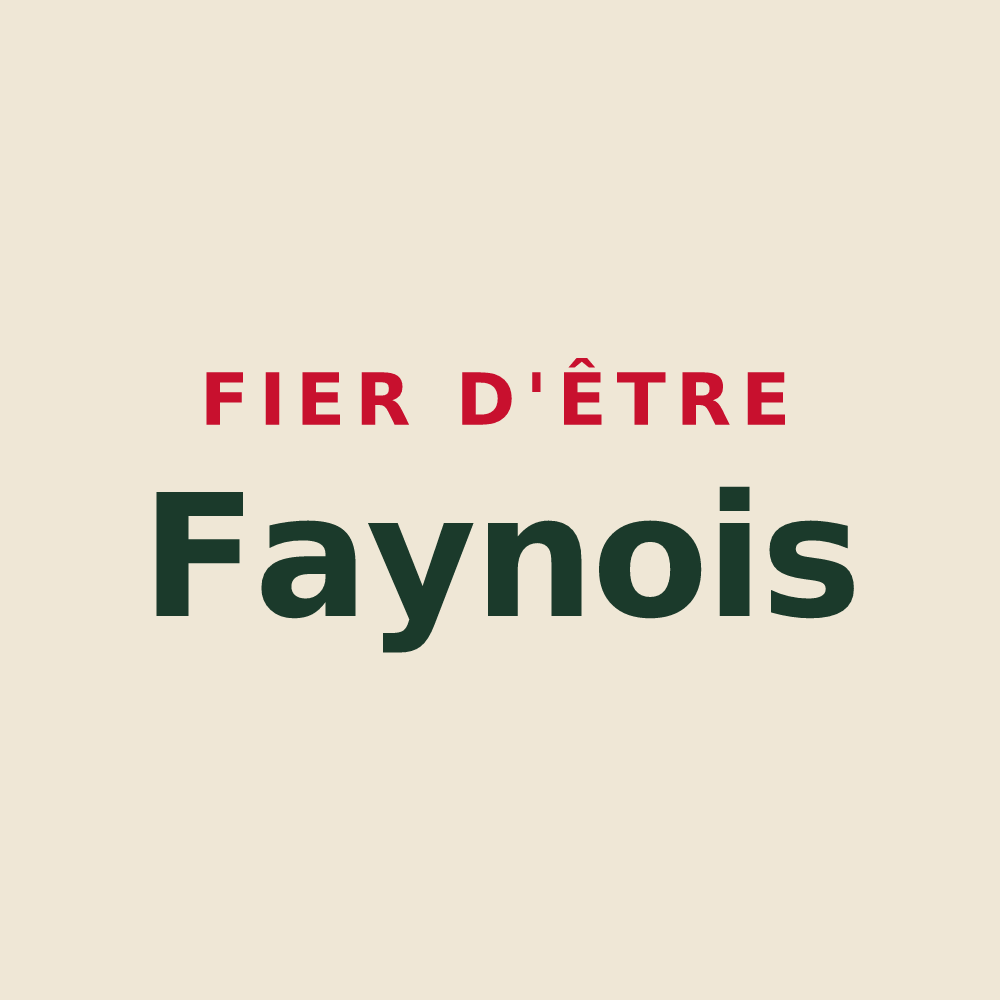 Tote bag « Fier d'être Faynois » — design pour Fay-sur-Lignon