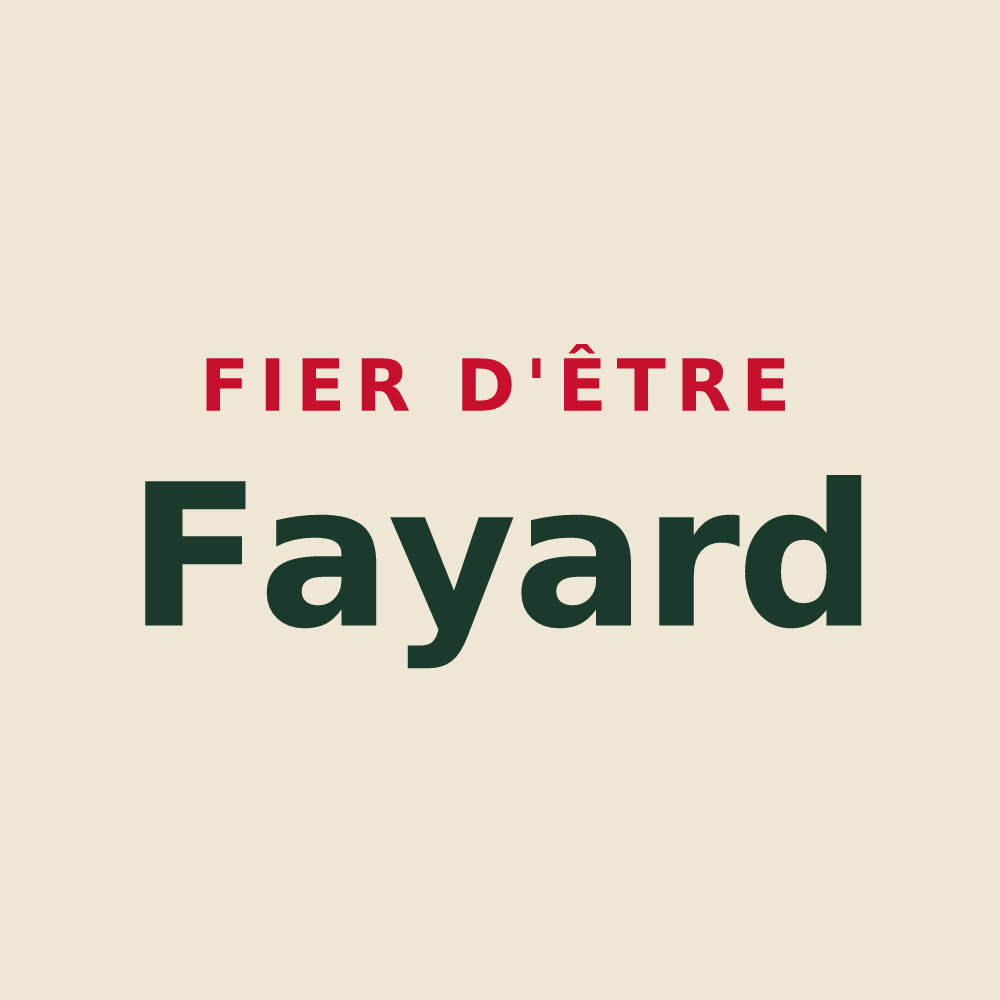 Tote bag « Fier d'être Fayard » — design pour Fay
