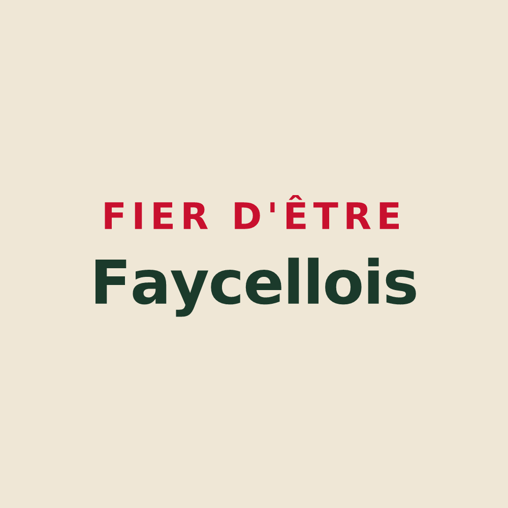Tote bag « Fier d'être Faycellois » — design pour Faycelles
