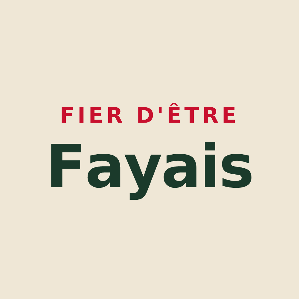 Tote bag « Fier d'être Fayais » — design pour Faye-sur-Ardin