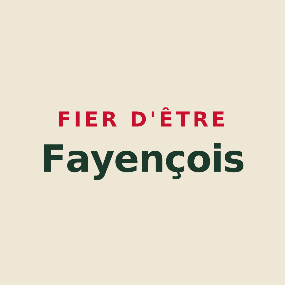 Tote bag « Fier d'être Fayençois » — design pour Fayence