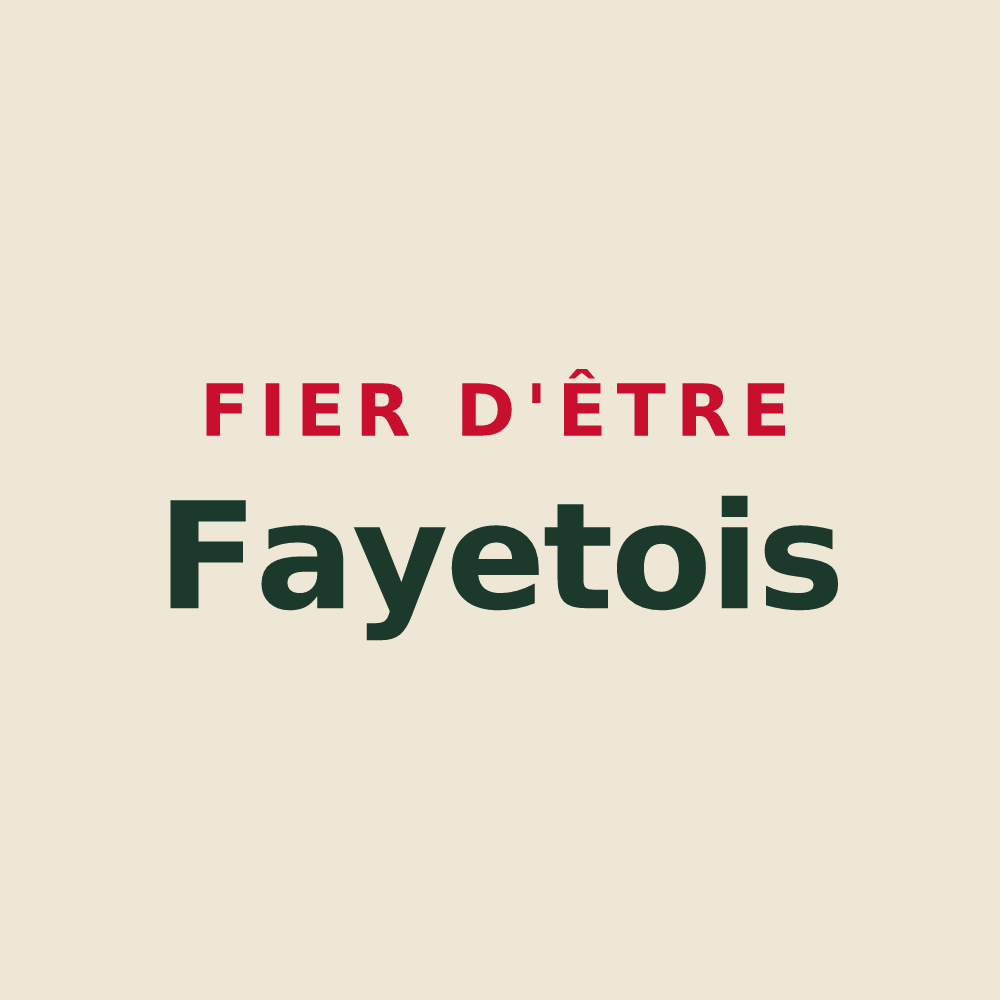 Tote bag « Fier d'être Fayetois » — design pour Fayet