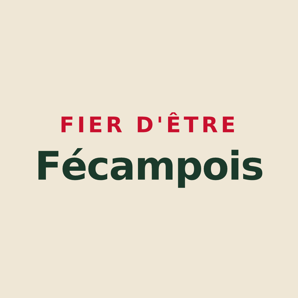 Tote bag « Fier d'être Fécampois » — design pour Fécamp