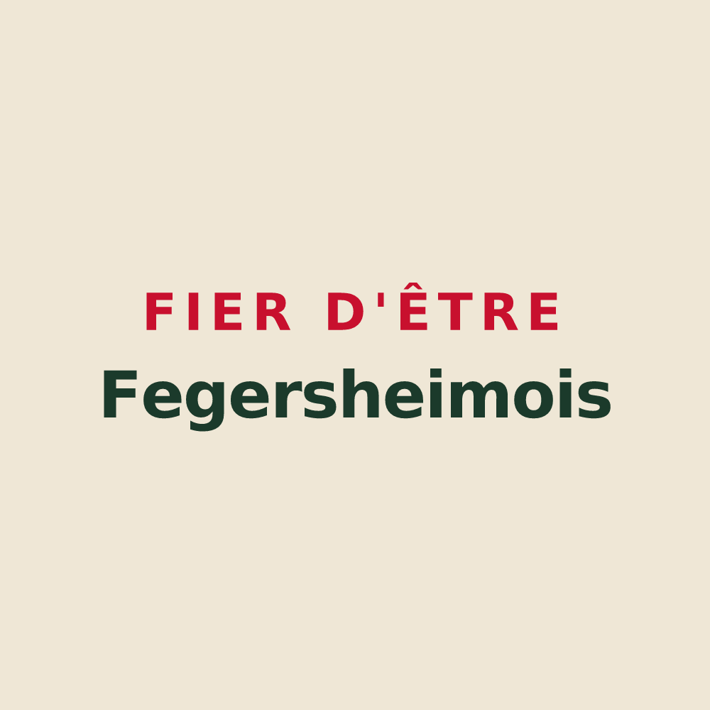 Tote bag « Fier d'être Fegersheimois » — design pour Fegersheim