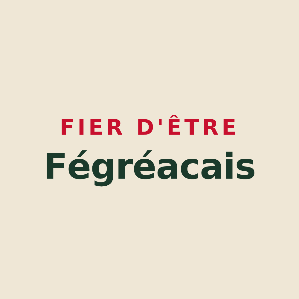Tote bag « Fier d'être Fégréacais » — design pour Fégréac