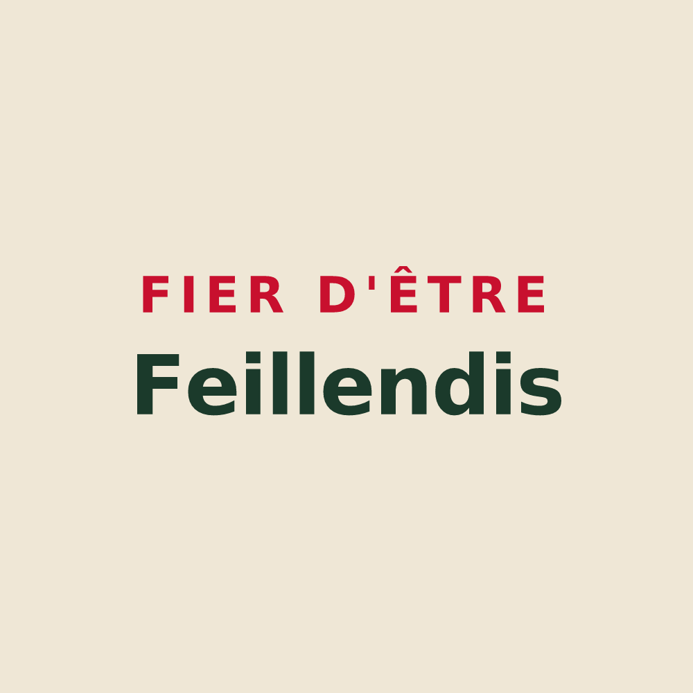 Tote bag « Fier d'être Feillendis » — design pour Feillens