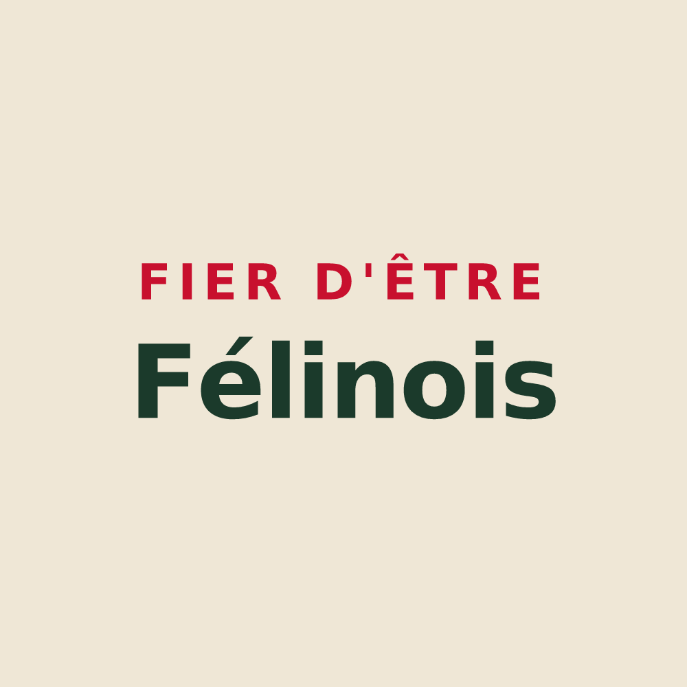 Tote bag « Fier d'être Félinois » — design pour Félines-sur-Rimandoule