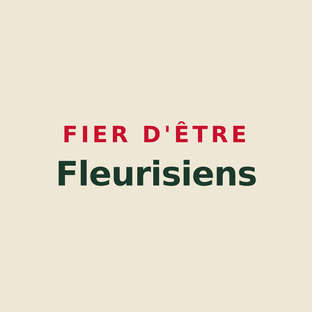 Tote bag « Fier d'être Fleurisiens » — design pour Felleries