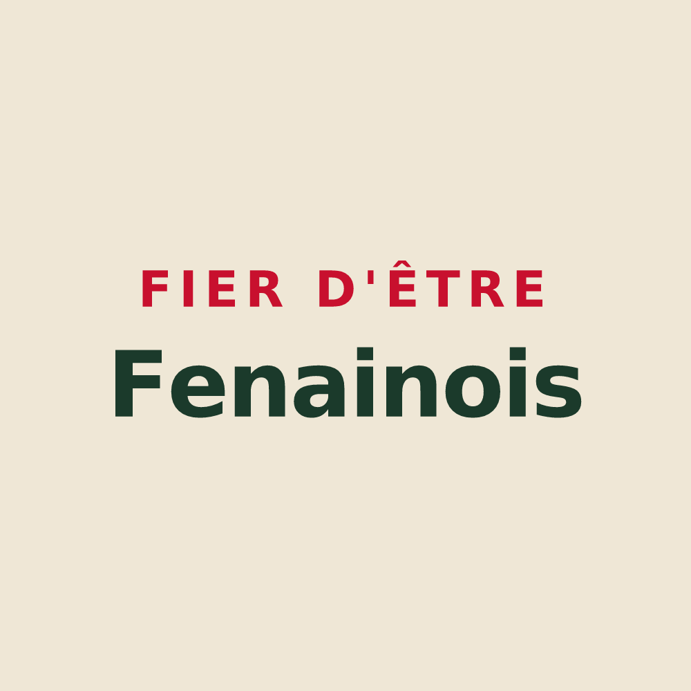 Tote bag « Fier d'être Fenainois » — design pour Fenain