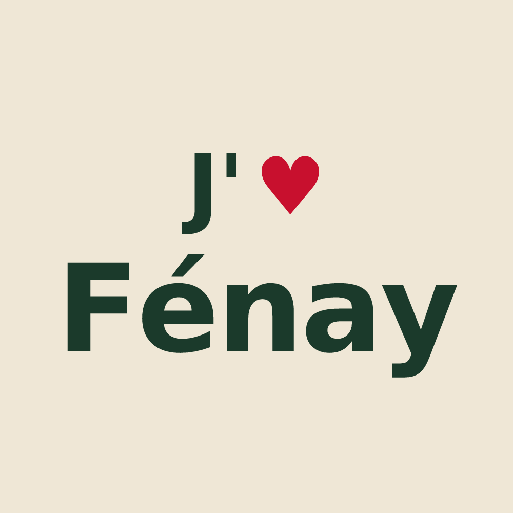 Tote bag personnalisé Fénay — design J'aime Fénay