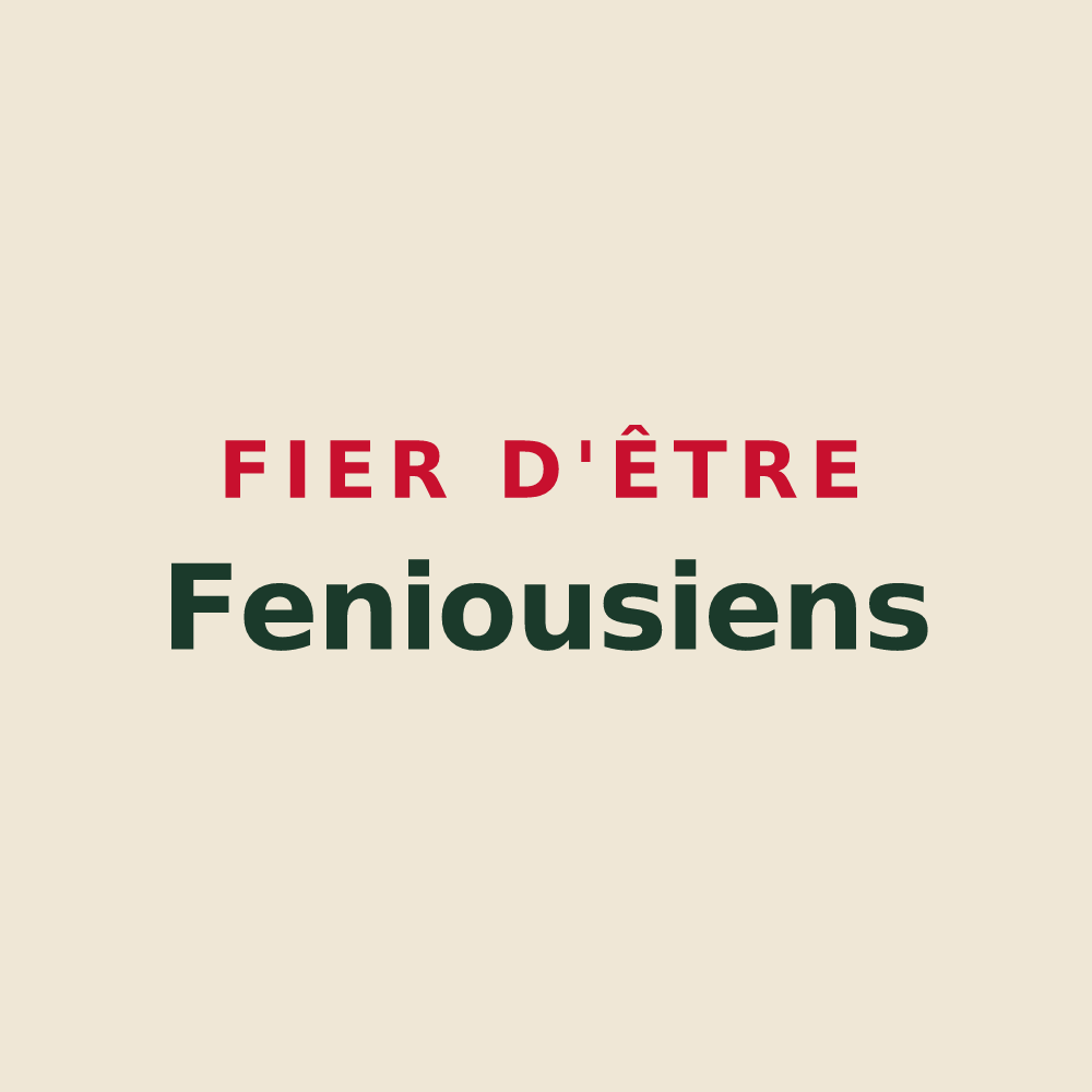 Tote bag « Fier d'être Feniousiens » — design pour Fenioux