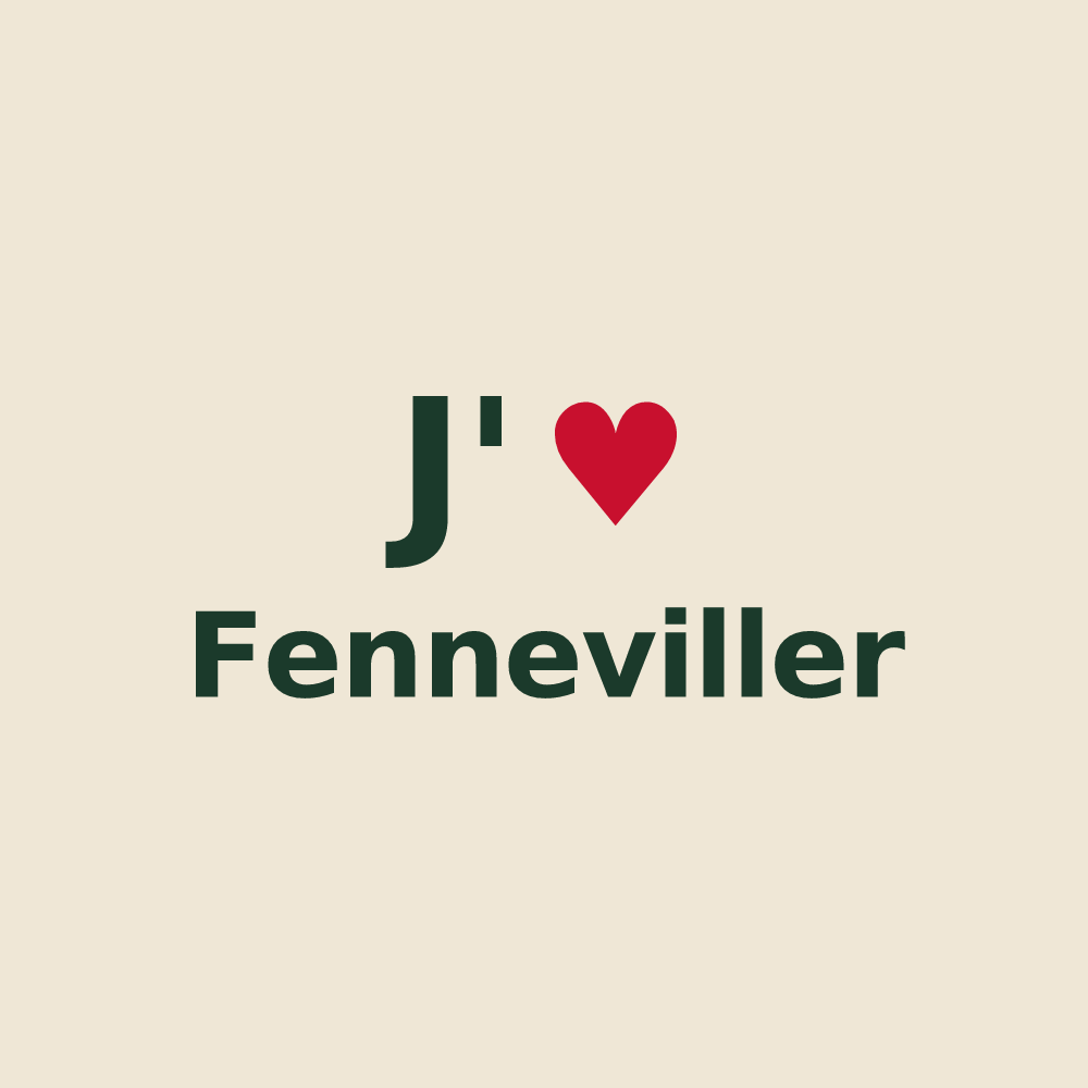 Tote bag personnalisé Fenneviller — design J'aime Fenneviller