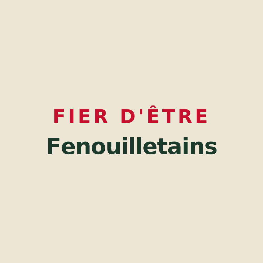 Tote bag « Fier d'être Fenouilletains » — design pour Fenouillet