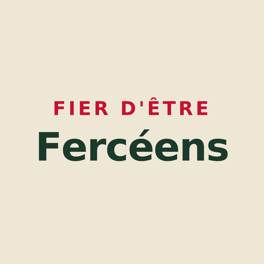 Tote bag « Fier d'être Fercéens » — design pour Fercé