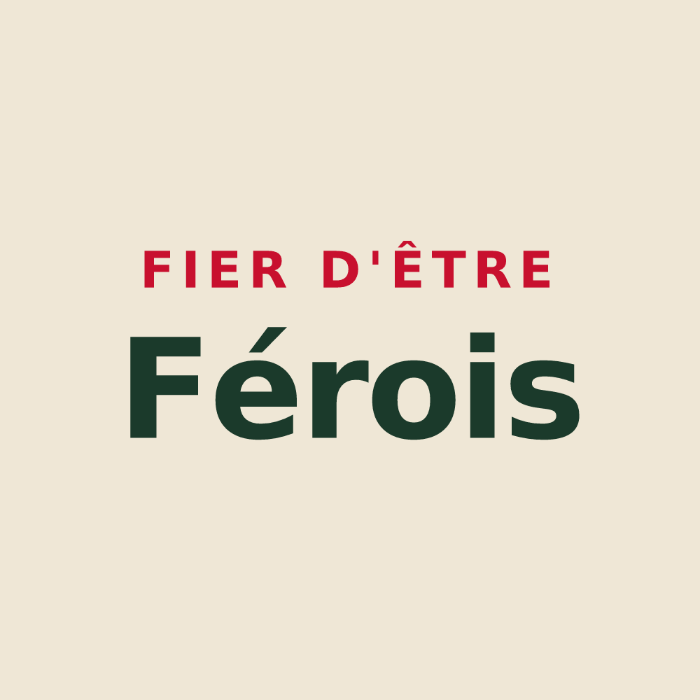 Tote bag « Fier d'être Férois » — design pour Fère-en-Tardenois