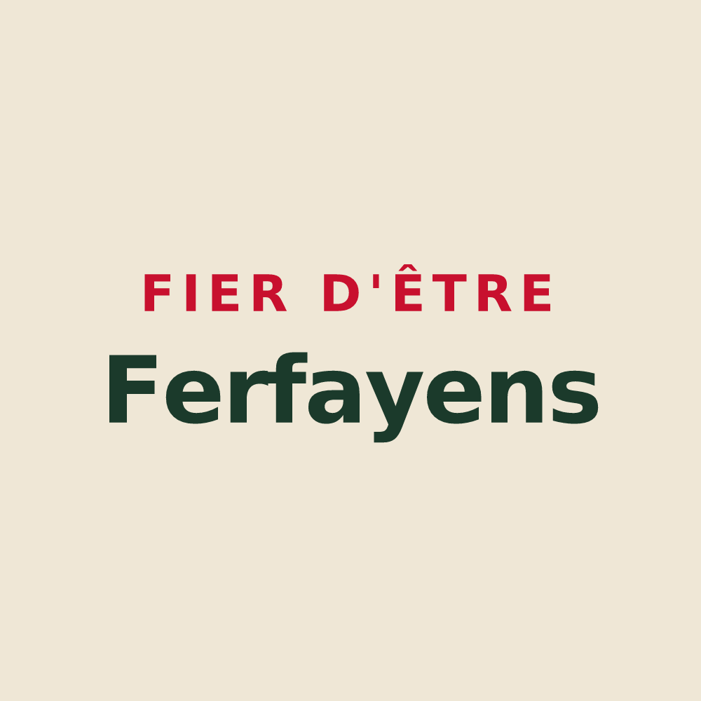 Tote bag « Fier d'être Ferfayens » — design pour Ferfay