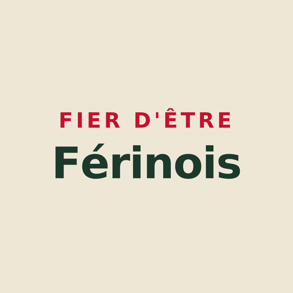 Tote bag « Fier d'être Férinois » — design pour Férin