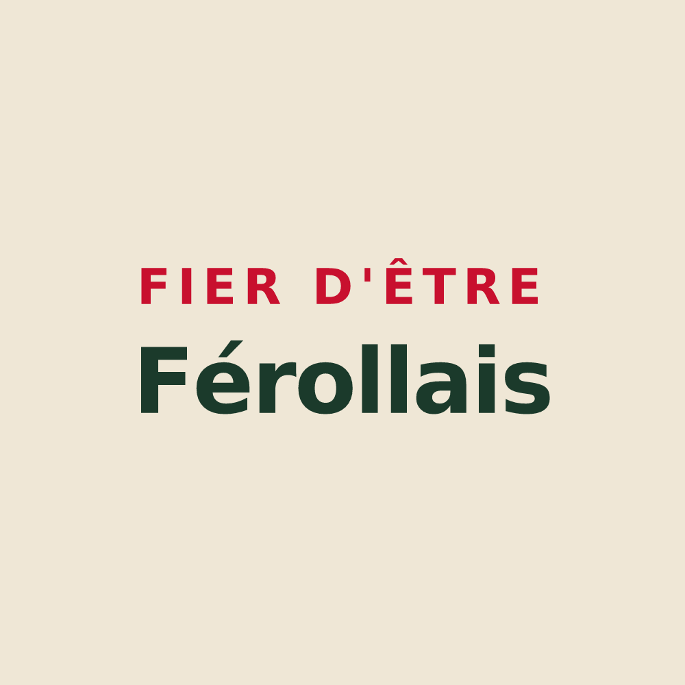 Tote bag « Fier d'être Férollais » — design pour Férolles-Attilly