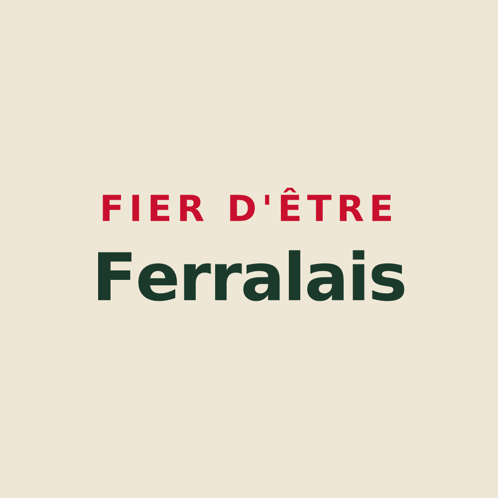 Tote bag « Fier d'être Ferralais » — design pour Ferrals-les-Montagnes