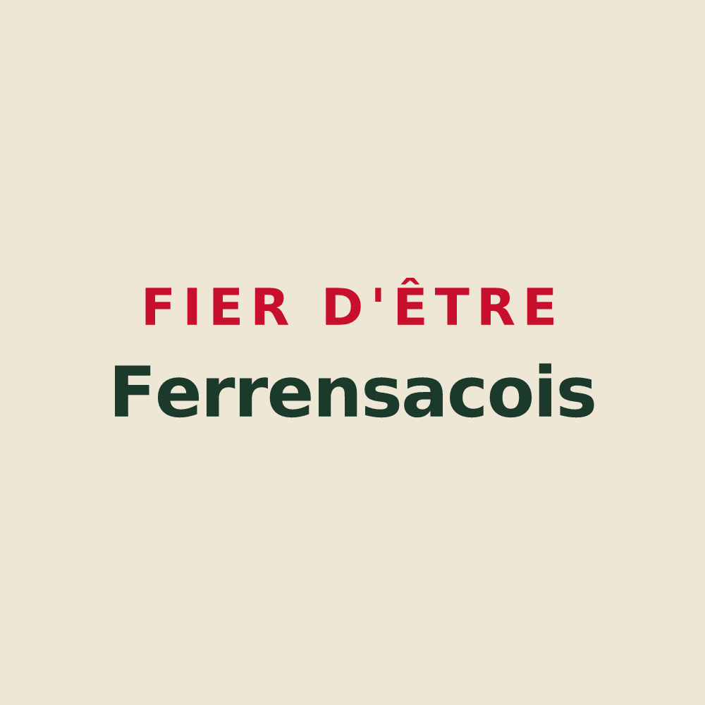Tote bag « Fier d'être Ferrensacois » — design pour Ferrensac