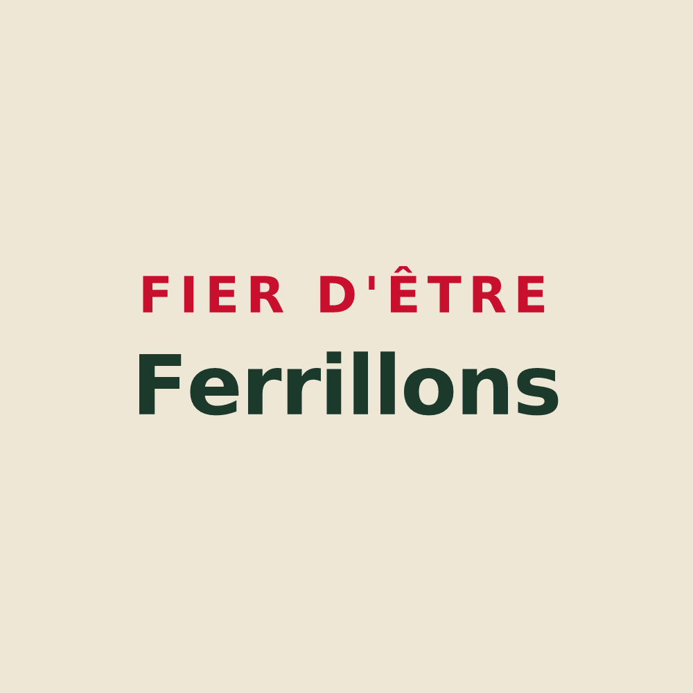 Tote bag « Fier d'être Ferrillons » — design pour Ferrière-Larçon