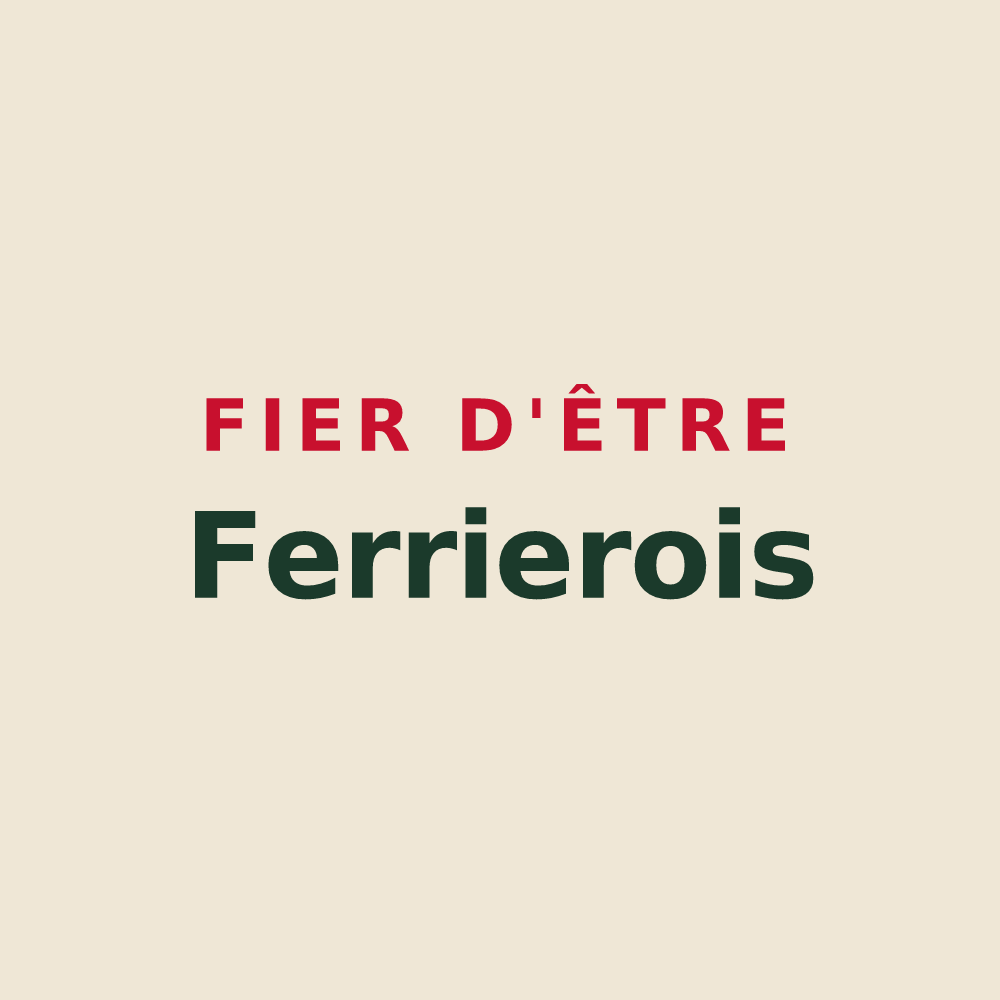 Tote bag « Fier d'être Ferrierois » — design pour Ferrières-en-Bray