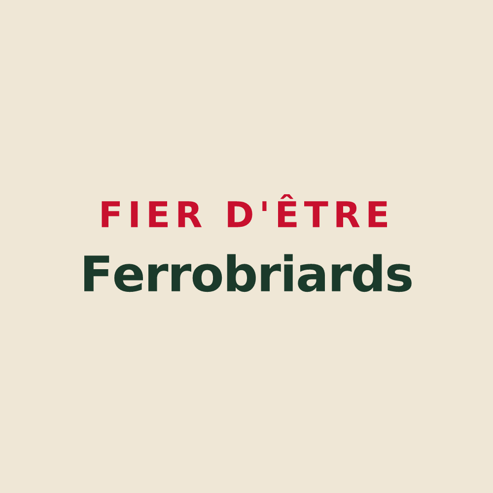 Tote bag « Fier d'être Ferrobriards » — design pour Ferrières-en-Brie