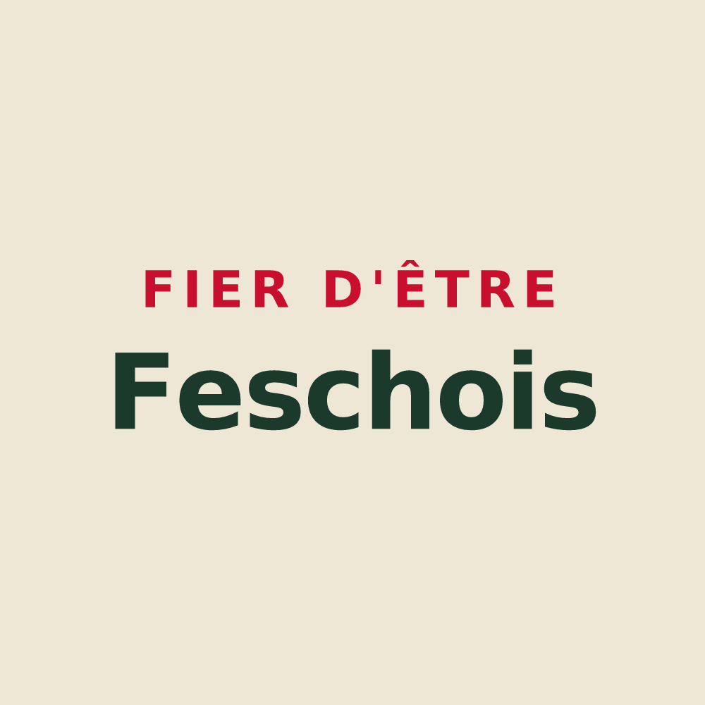 Tote bag « Fier d'être Feschois » — design pour Fesches-le-Châtel