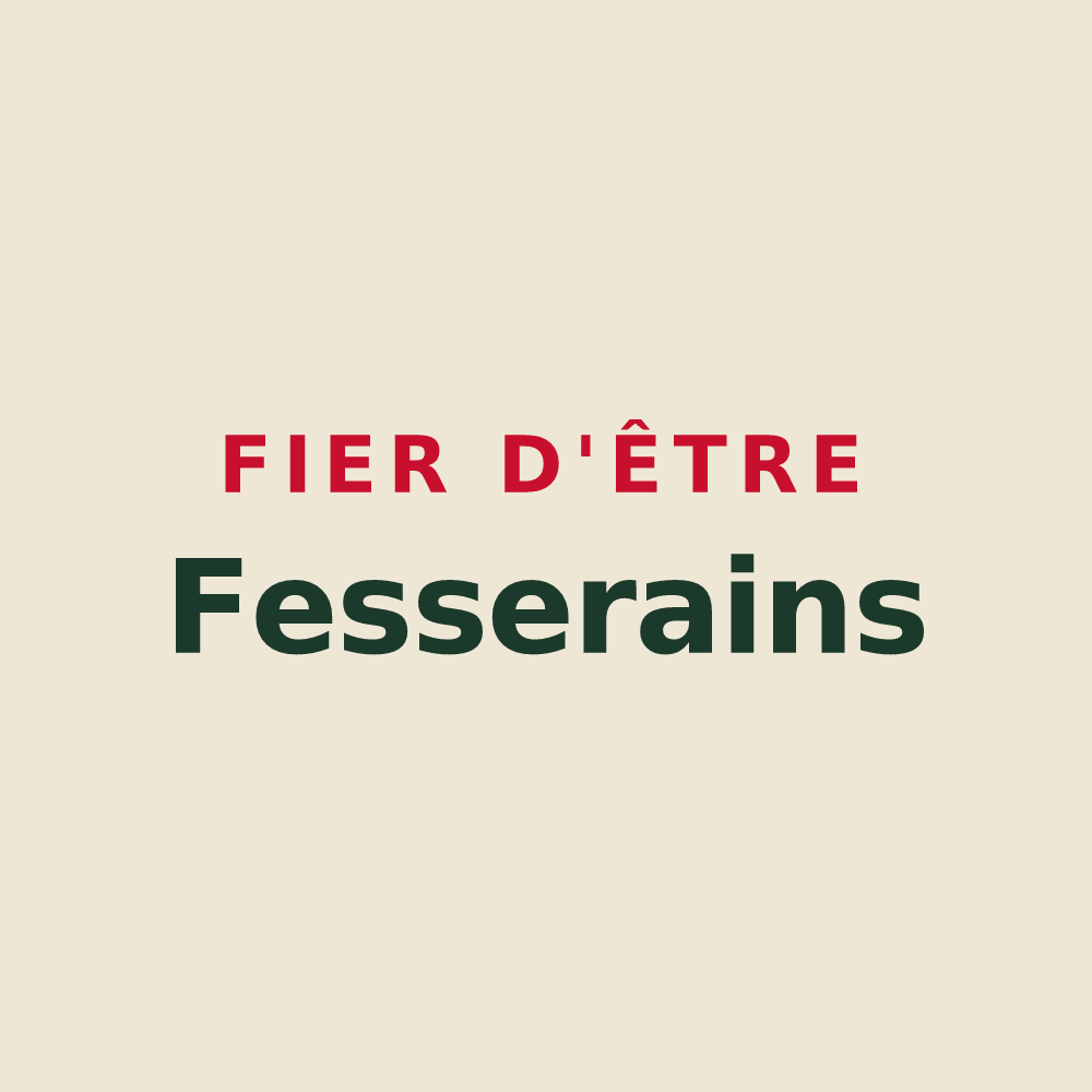 Tote bag « Fier d'être Fesserains » — design pour Fessy