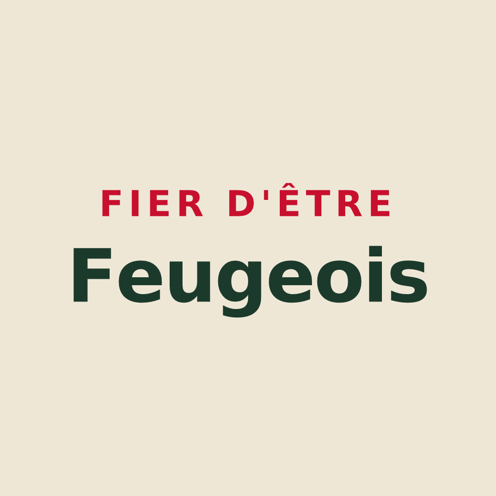 Tote bag « Fier d'être Feugeois » — design pour Feuges