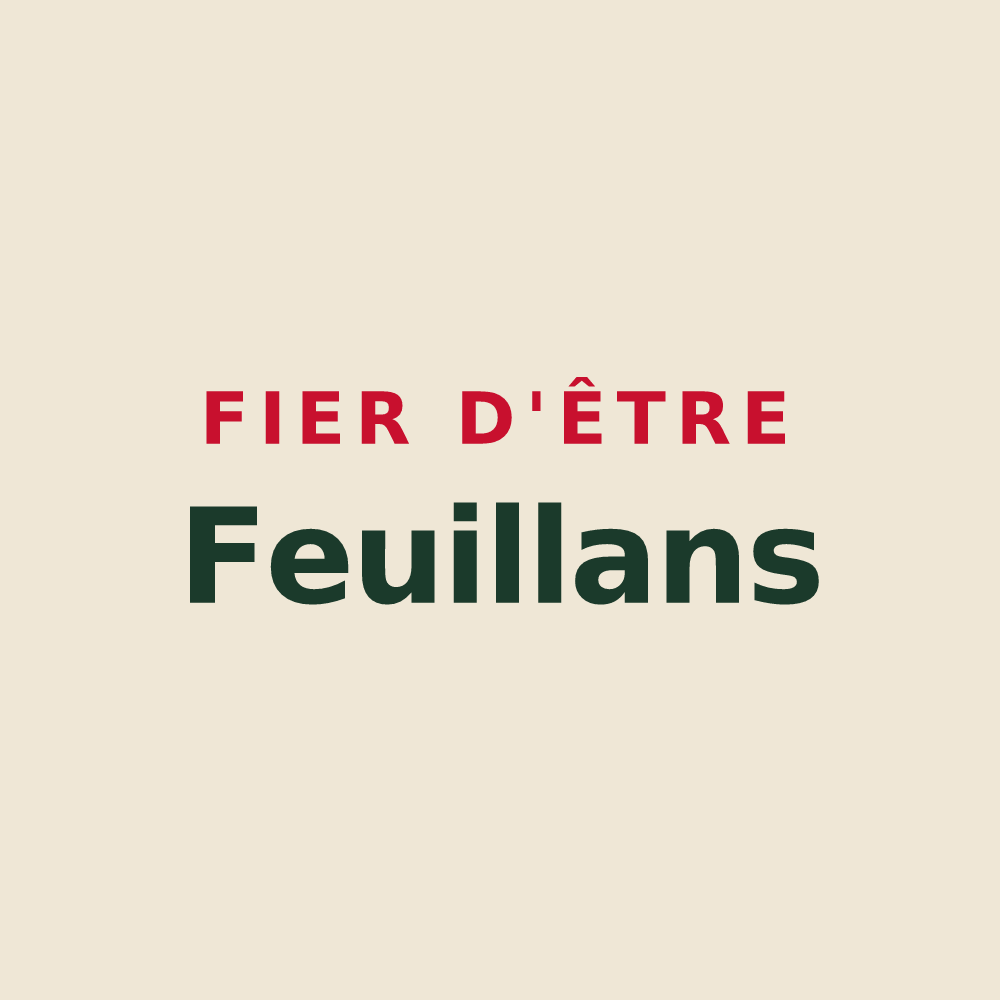 Tote bag « Fier d'être Feuillans » — design pour Feuilla
