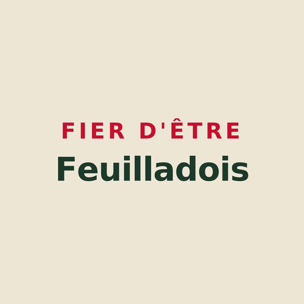 Tote bag « Fier d'être Feuilladois » — design pour Feuillade