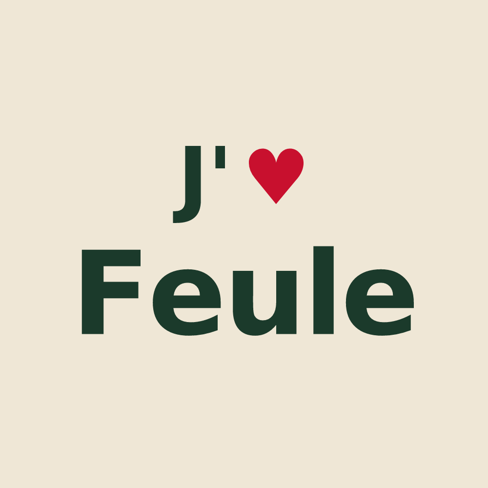Tote bag personnalisé Feule — design J'aime Feule