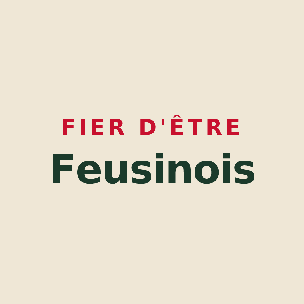 Tote bag « Fier d'être Feusinois » — design pour Feusines