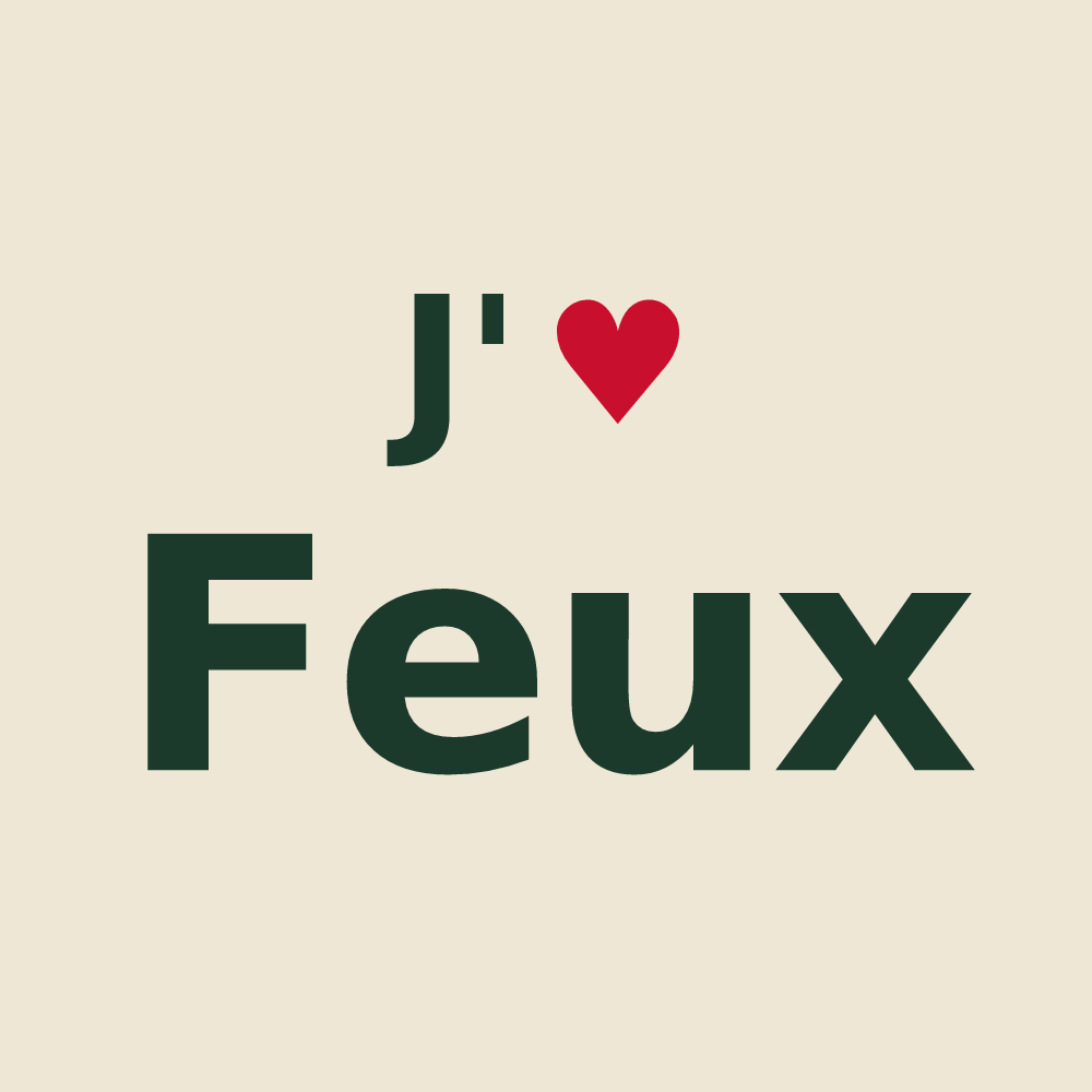 Tote bag personnalisé Feux — design J'aime Feux
