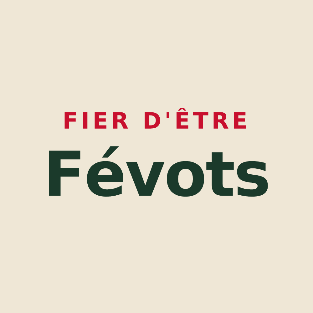 Tote bag « Fier d'être Févots » — design pour Fèves