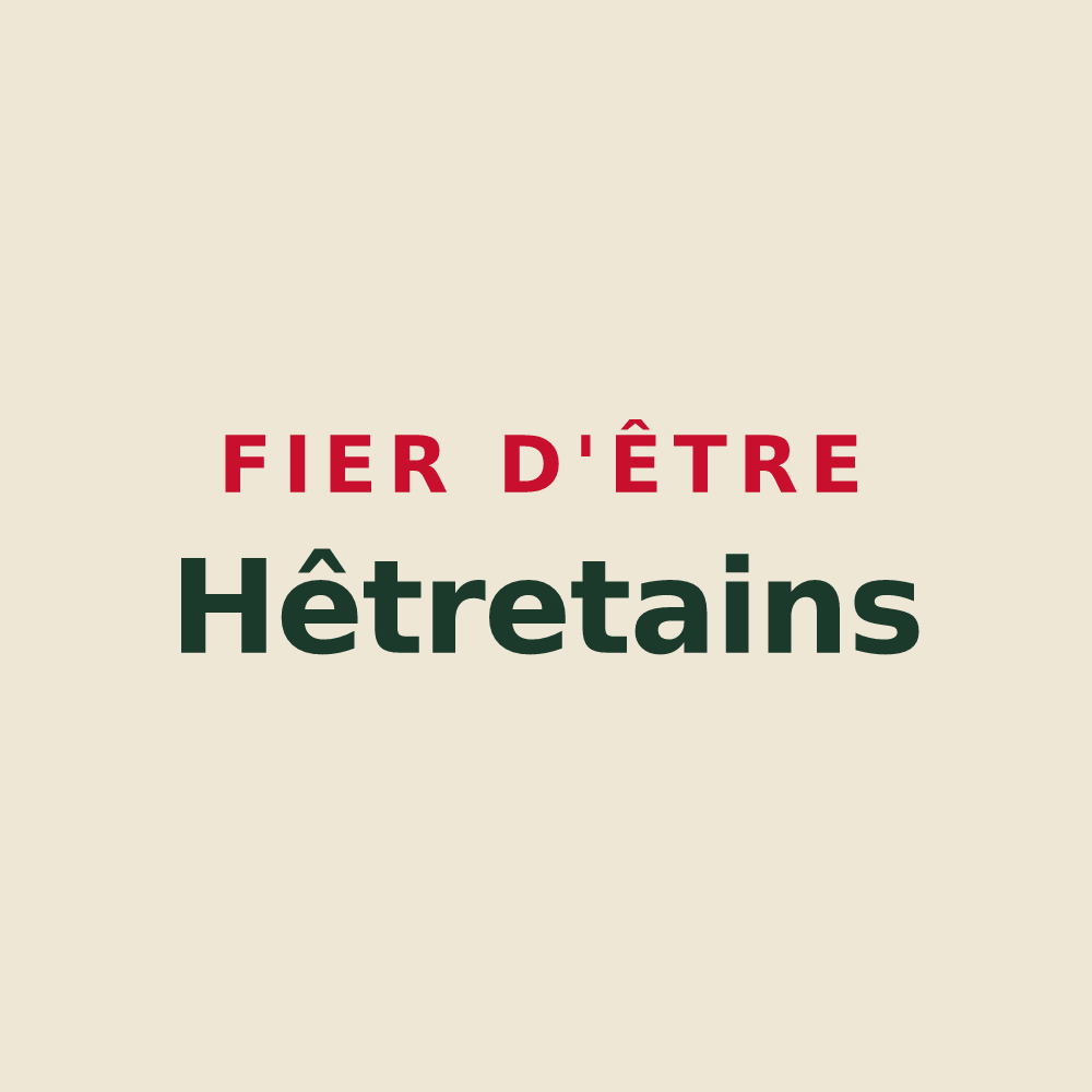 Tote bag « Fier d'être Hêtretains » — design pour Fey-en-Haye