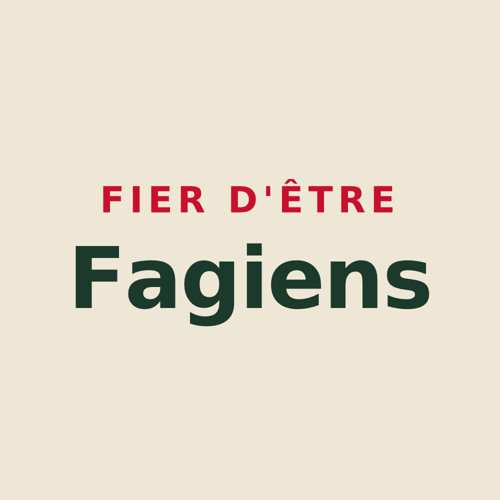 Tote bag « Fier d'être Fagiens » — design pour Féy
