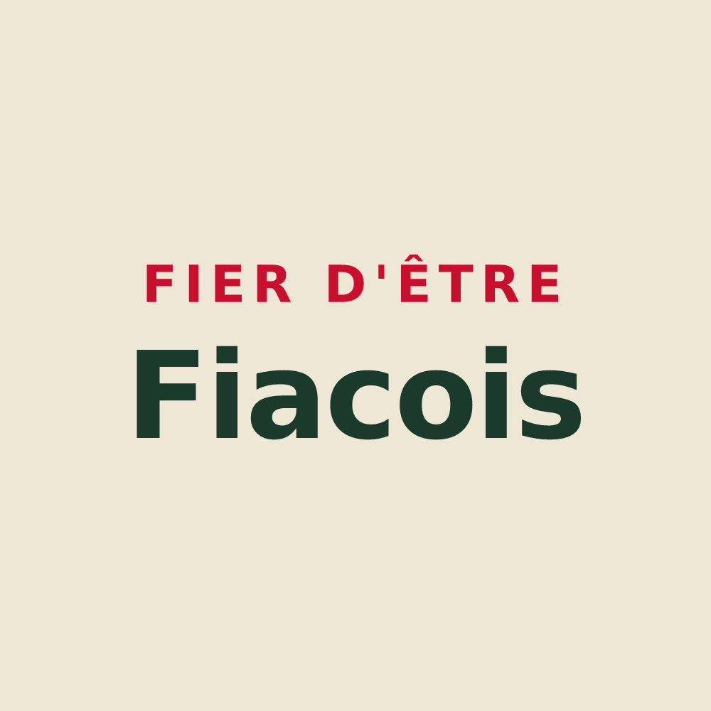 Tote bag « Fier d'être Fiacois » — design pour Fiac