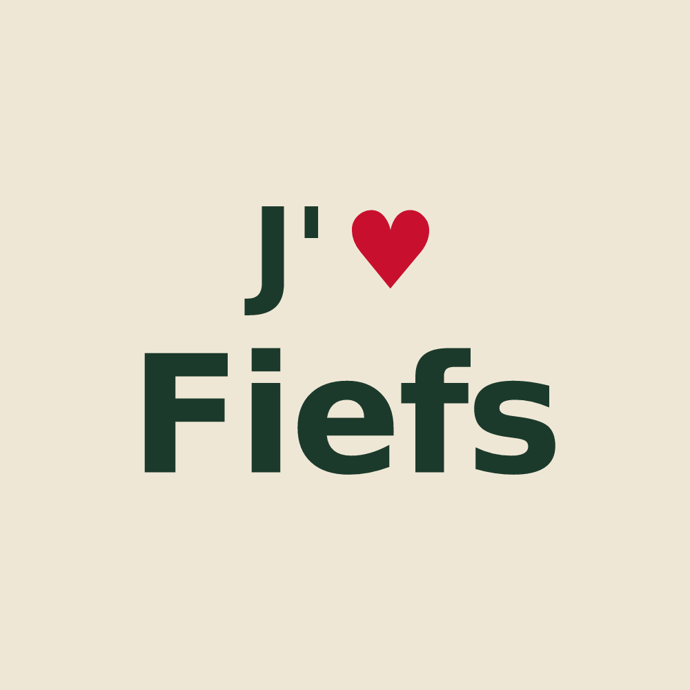 Tote bag personnalisé Fiefs — design J'aime Fiefs