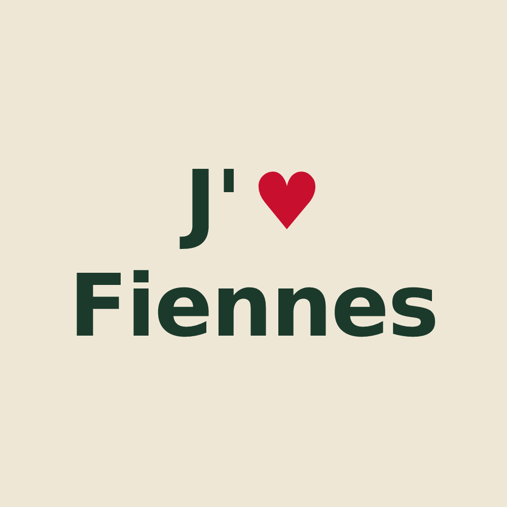 Tote bag personnalisé Fiennes — design J'aime Fiennes