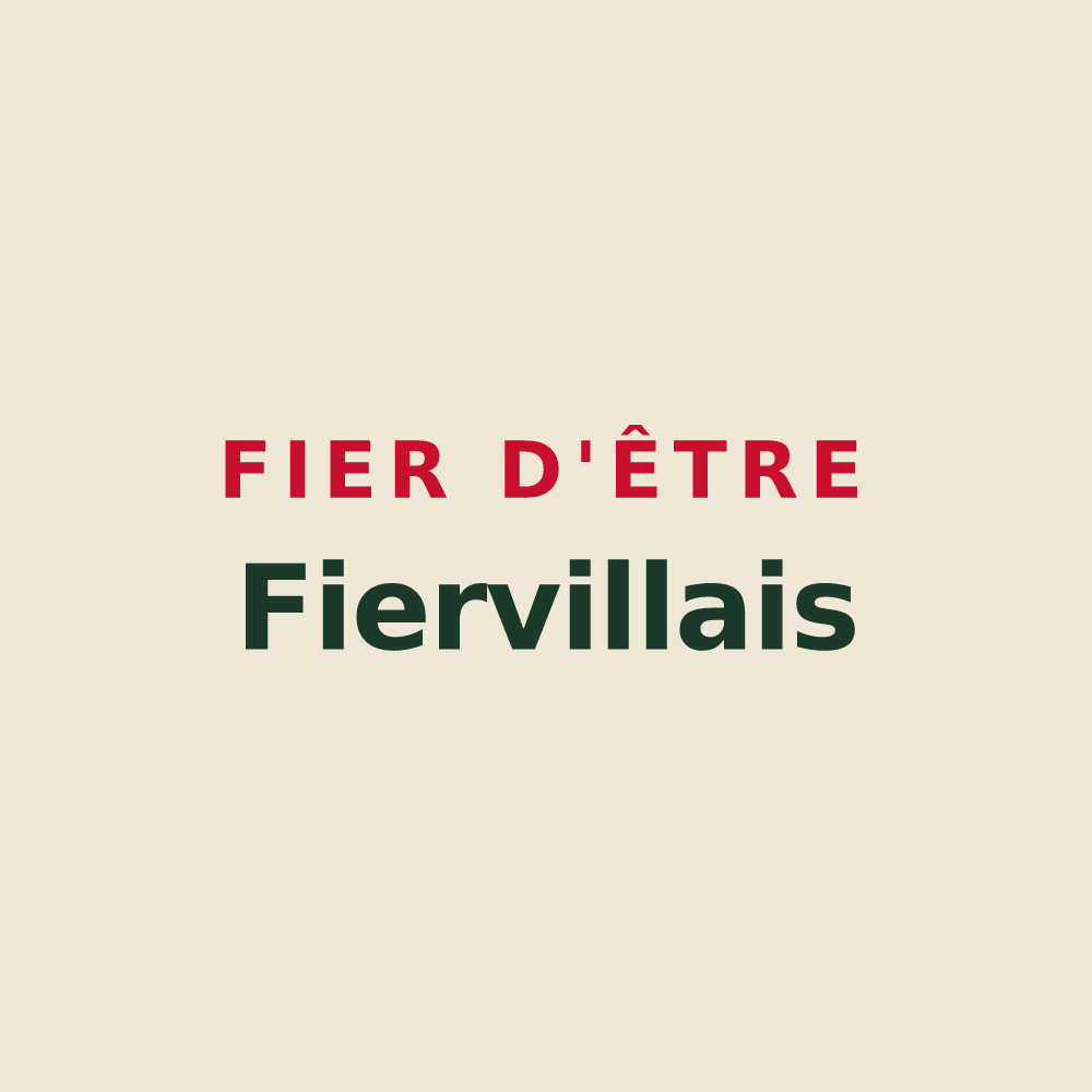 Tote bag « Fier d'être Fiervillais » — design pour Fierville-les-Mines