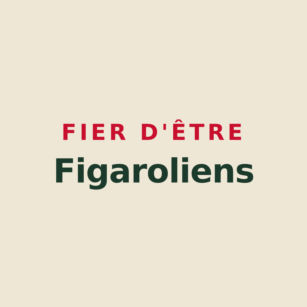 Tote bag « Fier d'être Figaroliens » — design pour Figarol