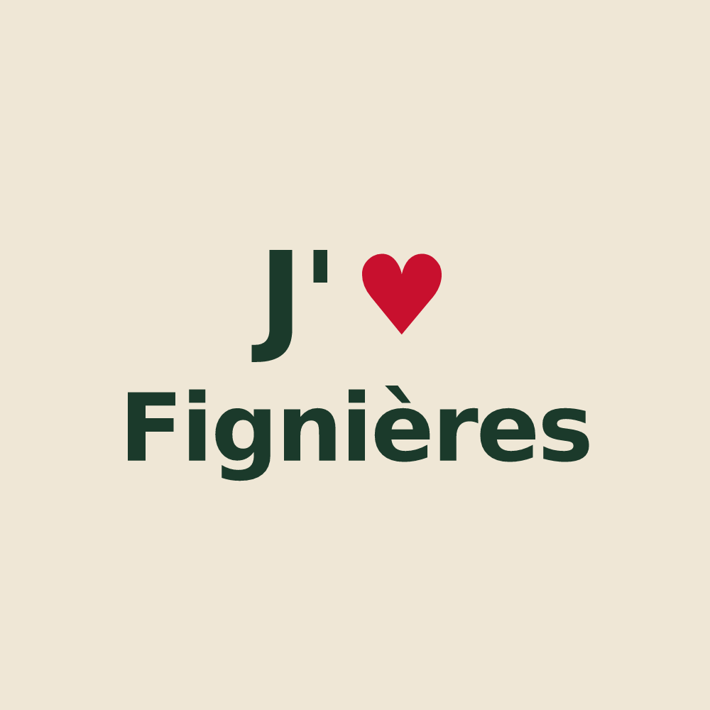 Tote bag personnalisé Fignières — design J'aime Fignières